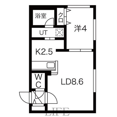 Encore菊水の物件間取画像